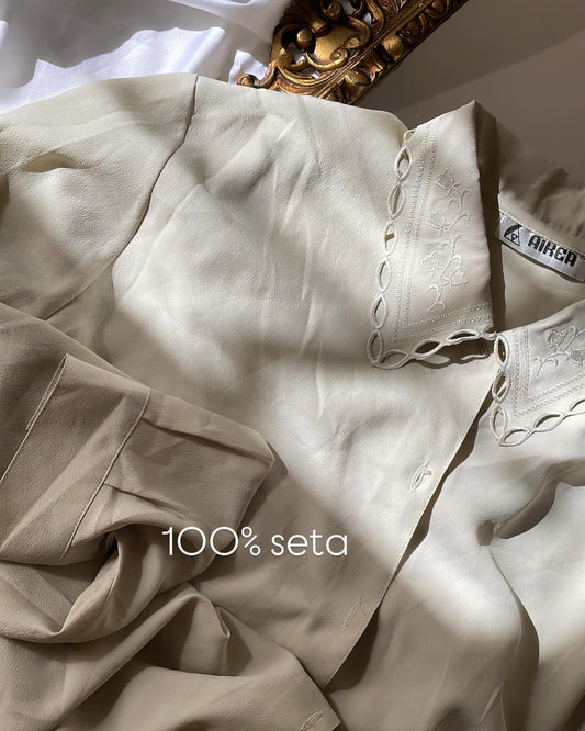 Camicia 100% seta